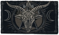 Nemesis Now - Baphomet Doormat - Deurmat - Unisex - zwart grijs wit