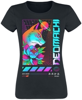 NEOMACHI - OKAMI - T-shirt - Vrouwen - zwart