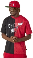 New Era - NBA - Chicago Bulls Washed Pack Graphic - T-shirt - Mannen - zwart rood