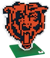 NFL - Chicago Bears - 3D BRXLZ - Logo - Speelgoed - Unisex - meerkleurig