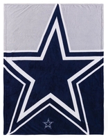 NFL - Dallas Cowboys - Kuschelige Plüschdecke - Dekens - Unisex - zilverkleurig blauw