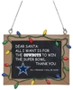 NFL - Dallas Cowboys - Schoolbord - Kerstballen - Unisex - meerkleurig