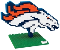 NFL - Denver Broncos - 3D BRXLZ - Logo - Speelgoed - Unisex - meerkleurig