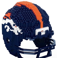 NFL - Denver Broncos - 3D BRXLZ - Replika Helm - Speelgoed - Unisex - meerkleurig
