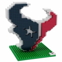 NFL - Houston Texans - 3D BRXLZ - Logo - Speelgoed - Unisex - meerkleurig