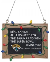 NFL - Jacksonville Jaguars - Schoolbord - Kerstballen - Unisex - meerkleurig