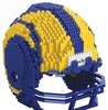 NFL - Los Angeles Rams - 3D BRXLZ - Replica helm - Speelgoed - Unisex - blauw geel
