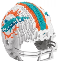NFL - Miami Dolphins - 3D BRXLZ - Replica helm - Speelgoed - Unisex - meerkleurig