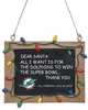 NFL - Miami Dolphins - Schoolbord - Kerstballen - Unisex - meerkleurig