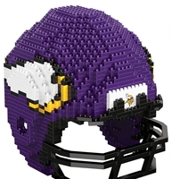 NFL - Minnesota Vikings - 3D BRXLZ - Replika Helm - Speelgoed - Unisex - meerkleurig