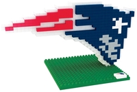 NFL - New England Patriots - 3D BRXLZ - Logo - Speelgoed - Unisex - meerkleurig
