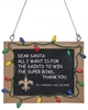 NFL - New Orleans Saints - Schoolbord - Kerstballen - Unisex - meerkleurig