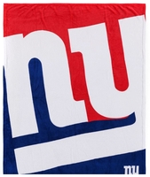 NFL - New York Giants - Kuschelige Plüschdecke - Dekens - Unisex - blauw rood wit
