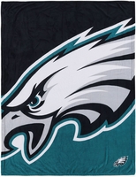 NFL - Philadelphia Eagles - Kuschelige Plüschdecke - Dekens - Unisex - zwart petrol wit