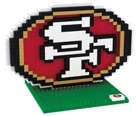 NFL - San Francisco 49ers - 3D BRXLZ - Logo - Speelgoed - Unisex - meerkleurig