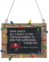 NFL - Tampa Bay Buccaneers - Tafelschild - Kerstballen - Unisex - meerkleurig