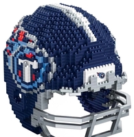 NFL - Tennessee Titans - 3D BRXLZ - Replica helm - Speelgoed - Unisex - blauw rood wit