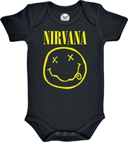 Nirvana - Metal-Kids - Smiley - Body - Unisex - zwart