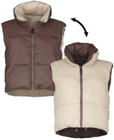 Noisy May - Ales omkeerbare bodywarmer - Vest - Vrouwen - bruin