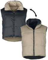 Noisy May - Ales Reversible Vest - Vest - Vrouwen - zwart