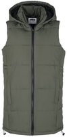 Noisy May - Aurora Hood Vest - Vest - Vrouwen - olijf