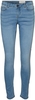 Noisy May - NMALLIE LW SKINNY JEANS VI021MB NOOS - Jeans - Vrouwen - lichtblauw