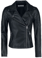 Noisy May - Rebel PU Jacket - Kunstlederen jas - Vrouwen - zwart