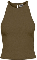 Noisy May - Riba Edda Halterneck Top - Top - Vrouwen - kaki