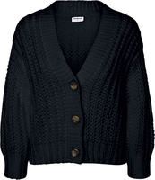 Noisy May - Steve Knit Cardigan - Cardigan - Vrouwen - zwart