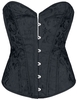 Ocultica - Brokat-Corsage - Corsage - Vrouwen - zwart