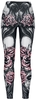 Ocultica - Muerta Roses Leggings - Leggings - Vrouwen - meerkleurig