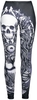 Ocultica - Skull Leggings - Leggings - Vrouwen - zwart grijs
