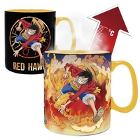 One Piece - Luffy & Sabo Heat-Change Mug - Kop - Unisex - meerkleurig