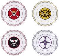 One Piece - Teller Set - Bord - Unisex - meerkleurig