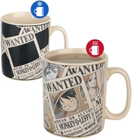 One Piece - Wanted - Heat Change Mug - Kop - Unisex - meerkleurig
