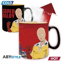 One Punch Man - Saitama & Garoh - Heat Chance Mug - Kop - Unisex - meerkleurig