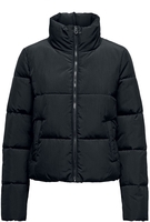Only - Dolly Short Puffer Jacket - Winterjas - Vrouwen - zwart