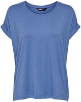 Only - Moster O-Neck Top - T-shirt - Vrouwen - lichtblauw