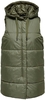 Only - Newasta halflange pufferjas - Vest - Vrouwen - olijf