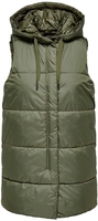 Only - Newasta halflange pufferjas - Vest - Vrouwen - olijf
