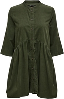 Only - ONLCHICAGO CORDUROY DRESS - Medium-lengte jurk - Vrouwen - bruin