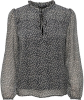 Only - ONLDITSY L/S BLOUSE WVN - Blouse - Vrouwen - zwart