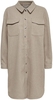 Only - ONLELAINE-NEA LS LONG SHACKET PNT NOOS - Tussenseizoensjas - Vrouwen - beige