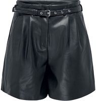 Only - ONLHEIDI FAUX LEATHER SHORTS CC OTW - Korte broek - Vrouwen - zwart