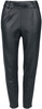 Only - ONLPOPTRASH EASY COATED TROUSERS - Kunstlederen broeken - Vrouwen - zwart