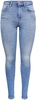 Only - ONLPOWER MID PUSH UP SK DNM REA934 NOOS - Jeans - Vrouwen - lichtblauw