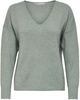 Only - ONLRICA LIFE L/S V-NECK PULLO KNT NOOS - Gebreide trui - Vrouwen - groen
