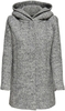 Only - Sedona Boucle Wool Coat - Lange jassen - Vrouwen - grijs