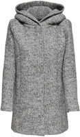 Only - Sedona Boucle Wool Coat - Lange jassen - Vrouwen - grijs