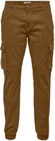ONLY and SONS - ONSCam stage cargo cuff - Cargobroeken - Mannen - bruin